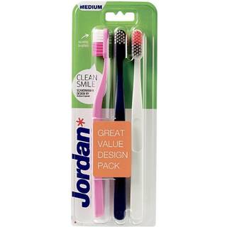 Jordan Clean Smile Toothbrush 3 Pack Medium