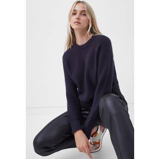 French Connection French Connection Blue Crew Neck 100% Cotton Lilly Mozart Jumper