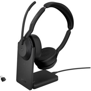 Jabra Evolve2 55 MS Stereo USB-C med Headset Holder