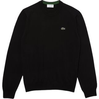 Lacoste Cotton Knitted Sweater Black