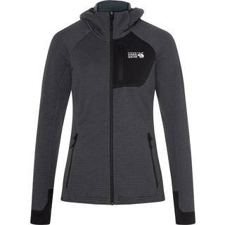 Mountain Hardwear Women's Polartec Power Grid Full Zip Fleecejakke Damer størrelse XS farve sort