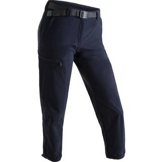 Maier Sports Women's Lulaka 7/8 Trekking bukser Damer størrelse 40 - Regular farve sort/blå