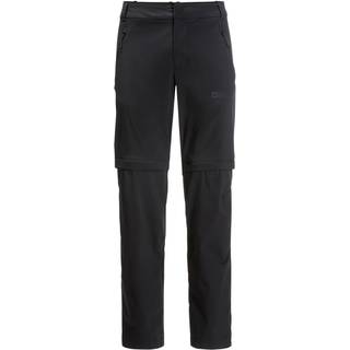 Jack Wolfskin Glastal Zip Off Pants Trekking bukser Herrer størrelse 50 farve sort