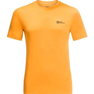 Jack Wolfskin Men's Hiking Short Sleeve T-Shirt Orange Pop, M