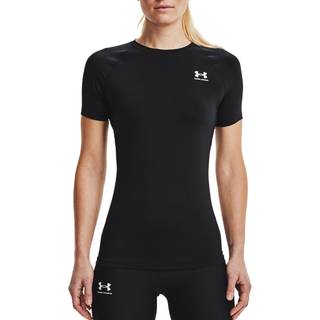 HeatGear® Women's Compression Short Sleeve Black / White L