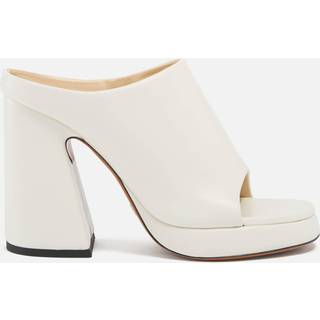 Proenza Schouler Forma leather platform mules - white - EU 40.5