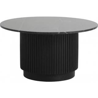 Nordal Erie sofabord - sort marmor - 90
