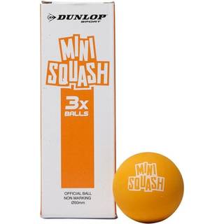 Dunlop SAC Play Mini Orange 3-pak - Squashbolde