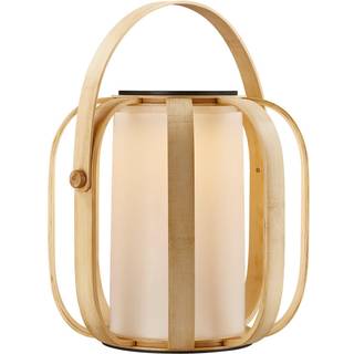 NORDLUX BOB TO GO SOLAR BAMBUS SOLCELLE BORDLAMPE