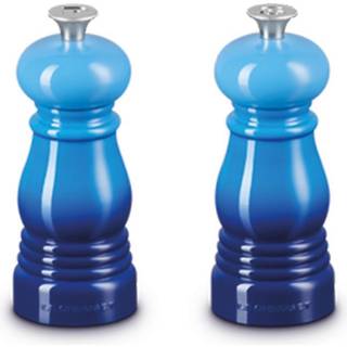 Le Creuset mini salt & peber kværnsæt azure 11 cm
