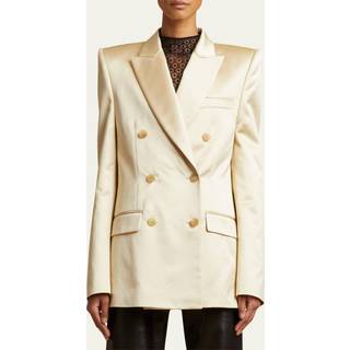 Khaite Nathan satin blazer - beige - XXXS