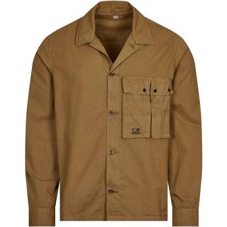 C.P. Company Cotton gabardine overshirt - brown - EU 38