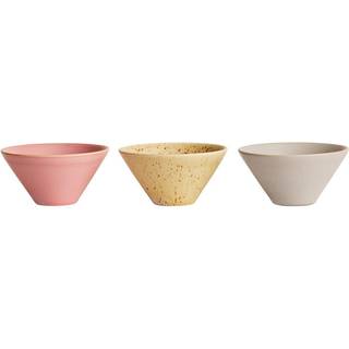 Yuka skål, rose , pakke med 3