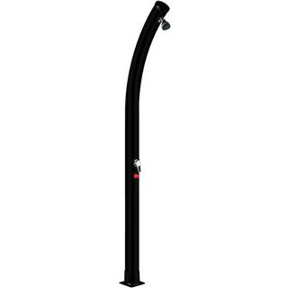 Nortiq 21 solopvarmet udebruser, H220 cm, 21 liter, PVC, sort