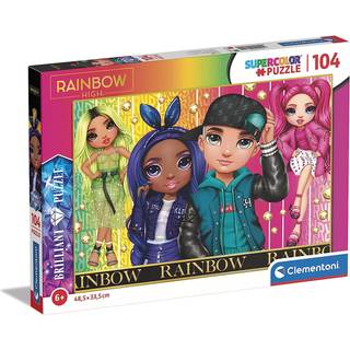 Clementoni Brilliant Rainbow High Børnepuslespil 104 Brikker