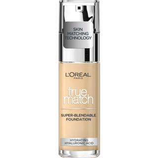 L'Oreal Paris True Match Liquid Foundation 1W Golden Ivory, 30 ml.
