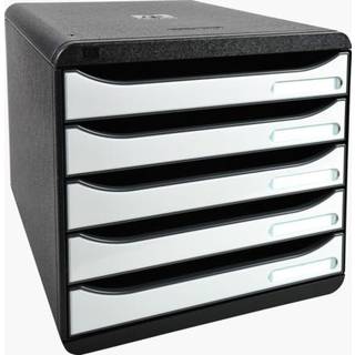 Exacompta Big-Box+ Skuffekabinet, sort/sort