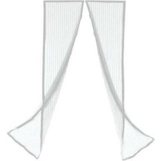 Insektsnät dörr 100x220 insektsskydd vitt magnet myggnät