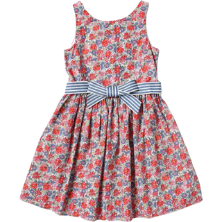 Polo Ralph Lauren Kids Marcela floral cotton dress - multicoloured - Y 14