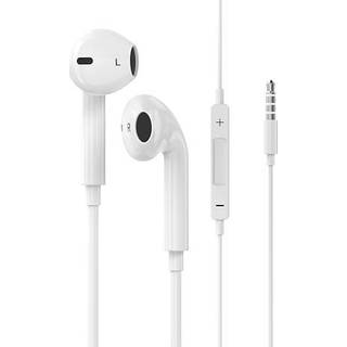 Sinox in-ear høretelefoner med mikrofon - hvid