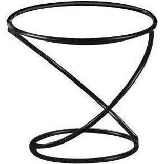 American Metalcraft LWUS779 Smidejern Enkelt-hylde Contempo Swirl Pizza Stand 7-tommer sort
