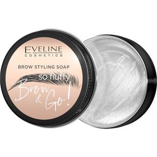 Eveline Cosmetics Brow & Go! stylingsæbe til øjenbryn til øjenbryn Skygge Transparent 25 g - 25 g