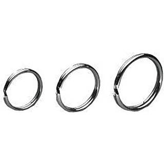 Egen Import Forniklede nøgleringe 12 mm 100 stk