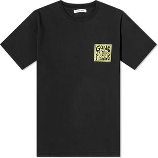 Gone Fishing U T-shirt, Sort, S