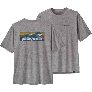 Patagonia Cap Cool Daily Graphic Shirt Waters Funktionsshirt Herrer størrelse S farve grå