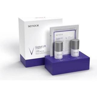 Skeyndor Global Lift V-Shape Lifting Home Care Set 60 ml For Neck, Chin And Neckline/V-Shape Anti Gravity Serum 30ml/V-Shape Anti Gravity Cream 30ml/V-Shape Contouring Mask