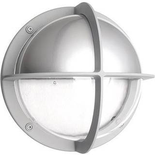 MIA skotlampe alu 15W LED 3000K halvskærm IP44