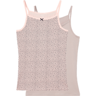 NAME IT 2-Pak Strop Toppe Hjerter Evening Sand