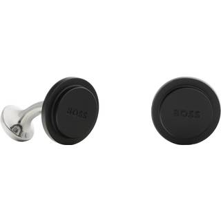 BOSS 50479845-001 Manschettenknöpfe Rund Schwarz Clark