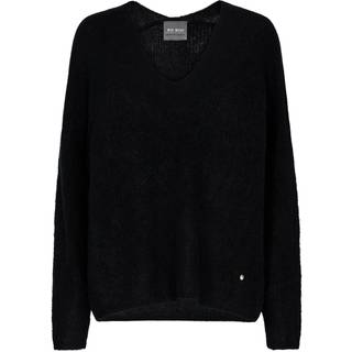 Mos Mosh Mmthora V-Neck Knit Strik 153900 Black (M)