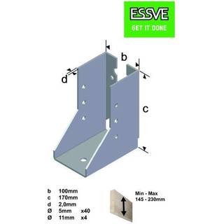 ESSVE 451223 Bjælkesko Type I 100x170 mm