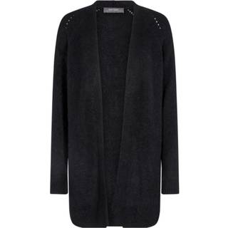 Mos Mosh Mmthora Long Cardigan Strik 153880 Black (M)