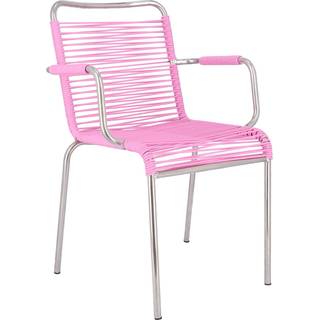 Fiam Mya Spaghetti Spisebordsstol med Armlæn Pink