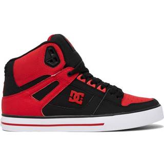 DC Pure High-Top WC Skatesko - 10.0 - fiery red/white/black