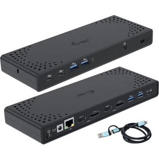 I-Tec USB 3.0 / USB-C / Thunderbolt 3 Dual Display Docking Station Gen2 + Power Delivery 100W