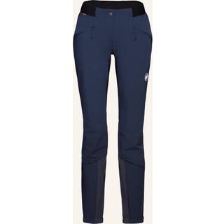 Mammut Women's Aenergy Softshell Hybrid Pants Ski touring bukser Damer størrelse 40 - Regular farve blå