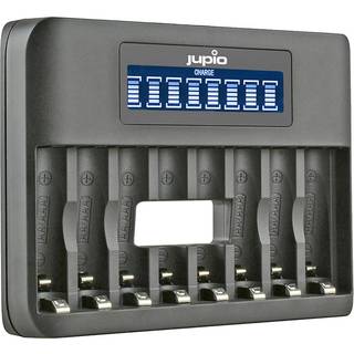 USB 8-slots Octo Battery Charger LCD AA/AAA