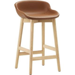 Normann Copenhagen Hyg Barstol 65 Cm / Egetræ - Barstole Læder Brandy - 604436