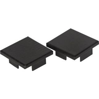 Art Endestykke High Sort 2Stk Solar