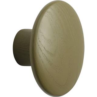Muuto The Dots tøjknage brown green Ø9 cm