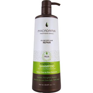Macadamia Natural Oil Weightless Repair Let fugtgivende shampoo til alle hårtyper 1000 ml - 1000 ml