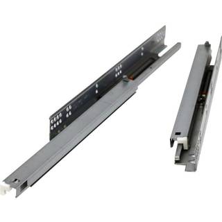 Designhus langsomt t?t skuffe glider 1 par 21-tommer s?lv