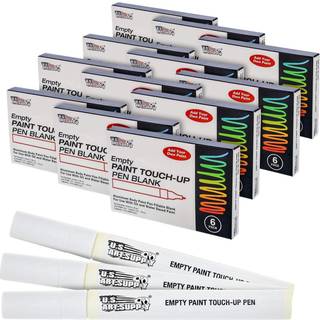 U.S. Art Supply - Tom Fillable Blank Paint Touch Up Pen Markers (S?t p? 72) - Fyld med din egen kunst Akrylolie og vandbasismaling Auto Maleri Cl