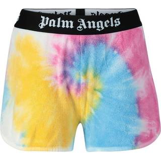 Palm Angels Kids Tie-dye cotton jersey shorts - multicoloured - Y 4