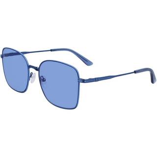 Calvin Klein Kvinde CK23100S 413 Solbriller Metal Lyseblå Lyseblå Firkantet Normal Normal