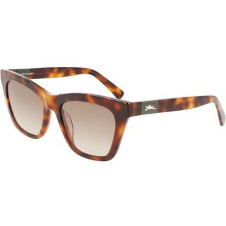 LONGCHAMP Unisex LO715S 230 Solbriller Plast Havana Brun Geometrisk Fotokromatisk